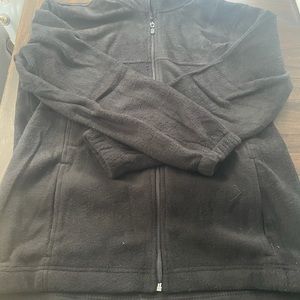 Black fleece jacket YXL, worn only once